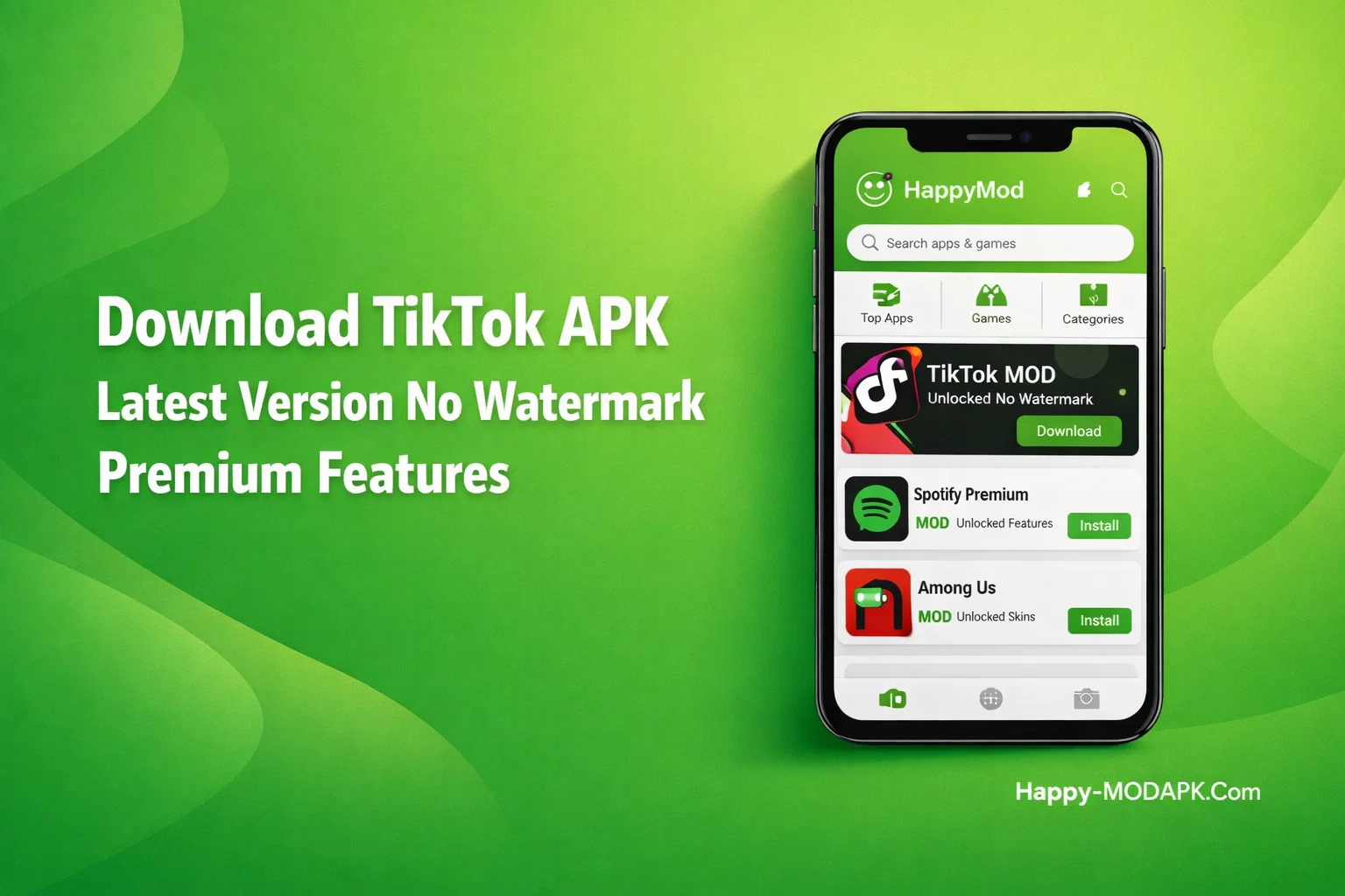 Download TikTok APK Latest Version No Watermark Premium Features