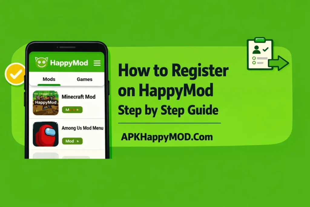 How to Register on HappyMod